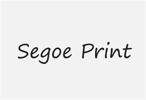 seegoe|segoe print free.